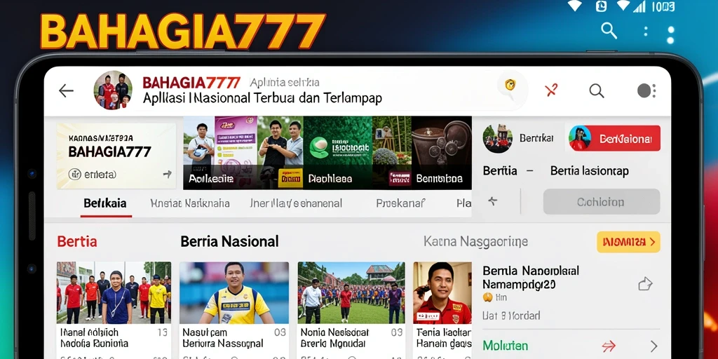 Tampilan antarmuka BAHAGIA777 yang informatif dan menarik.