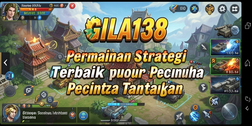 Tampilan antarmuka GILA138 yang menarik dan strategis.