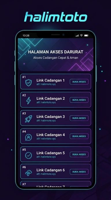 Tampilan link alternatif halimtoto