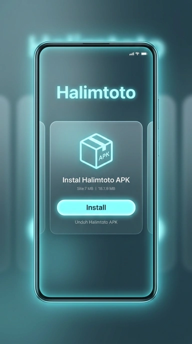 Tampilan halaman APK halimtoto